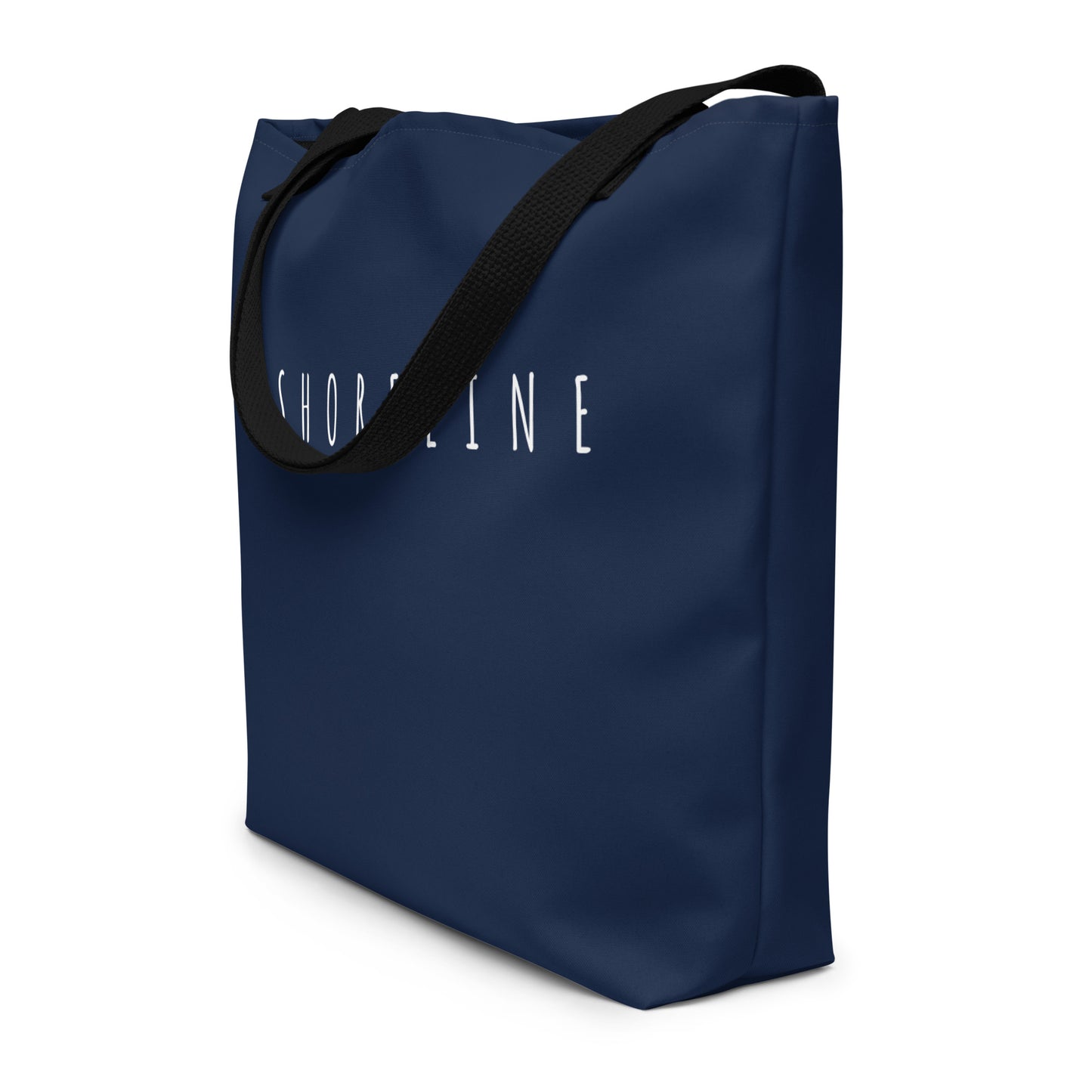 Navy 'Shoreline' Large Tote Bag