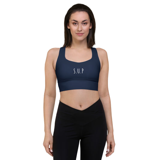 Longline sports bra