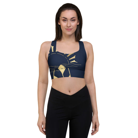 Longline sports bra