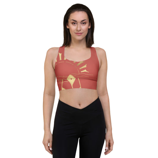 Longline sports bra