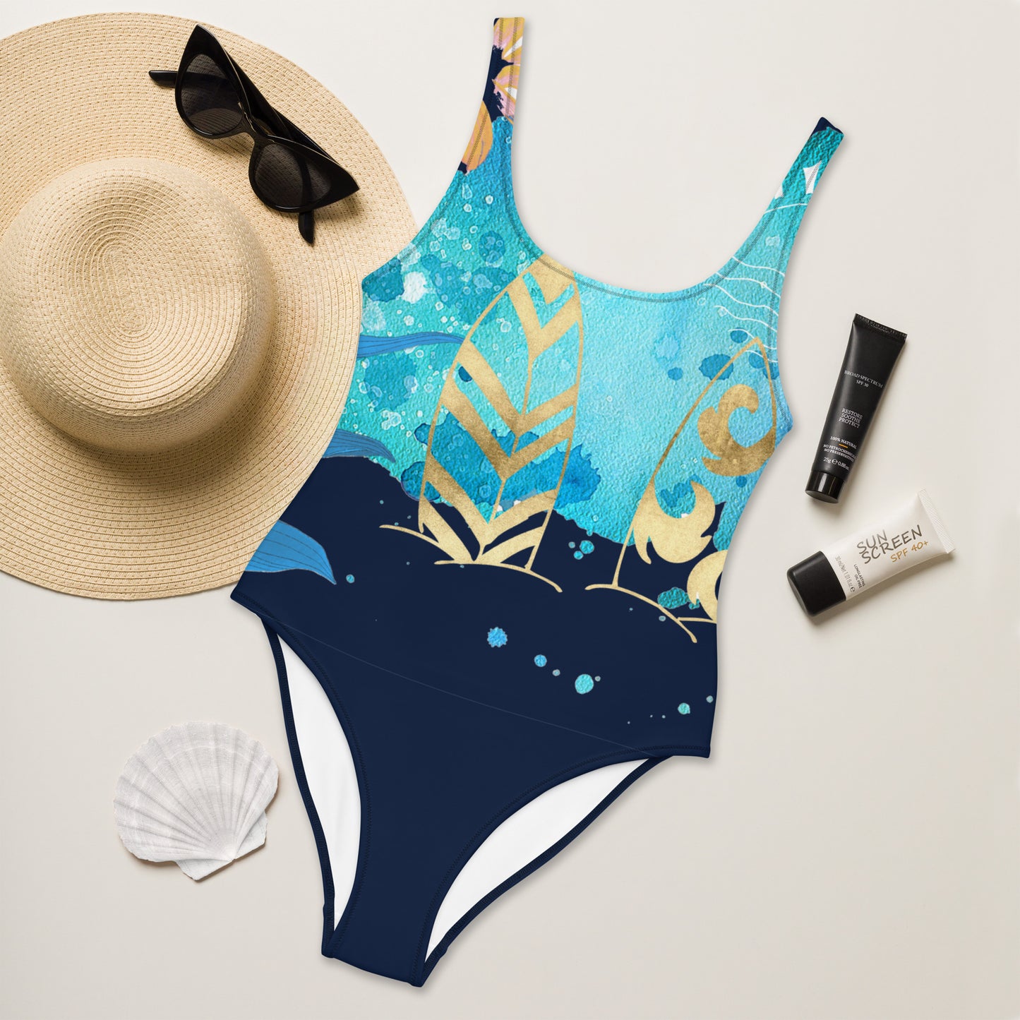 'SUP' One-Piece Swimsuit