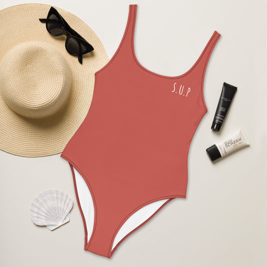 SUP One-Piece Swimsuit - Rust