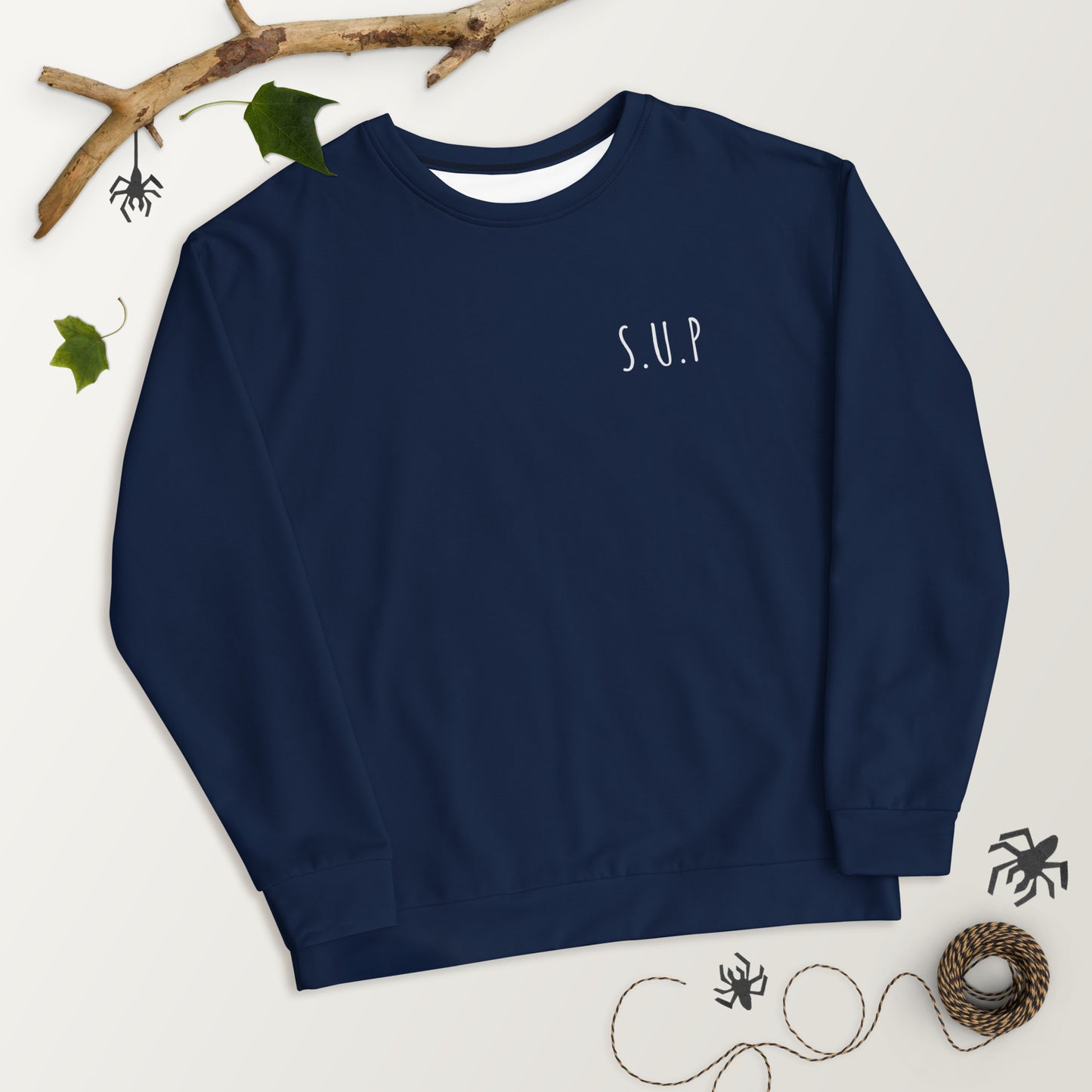 'SUP Shoreline' Navy Sweatshirt