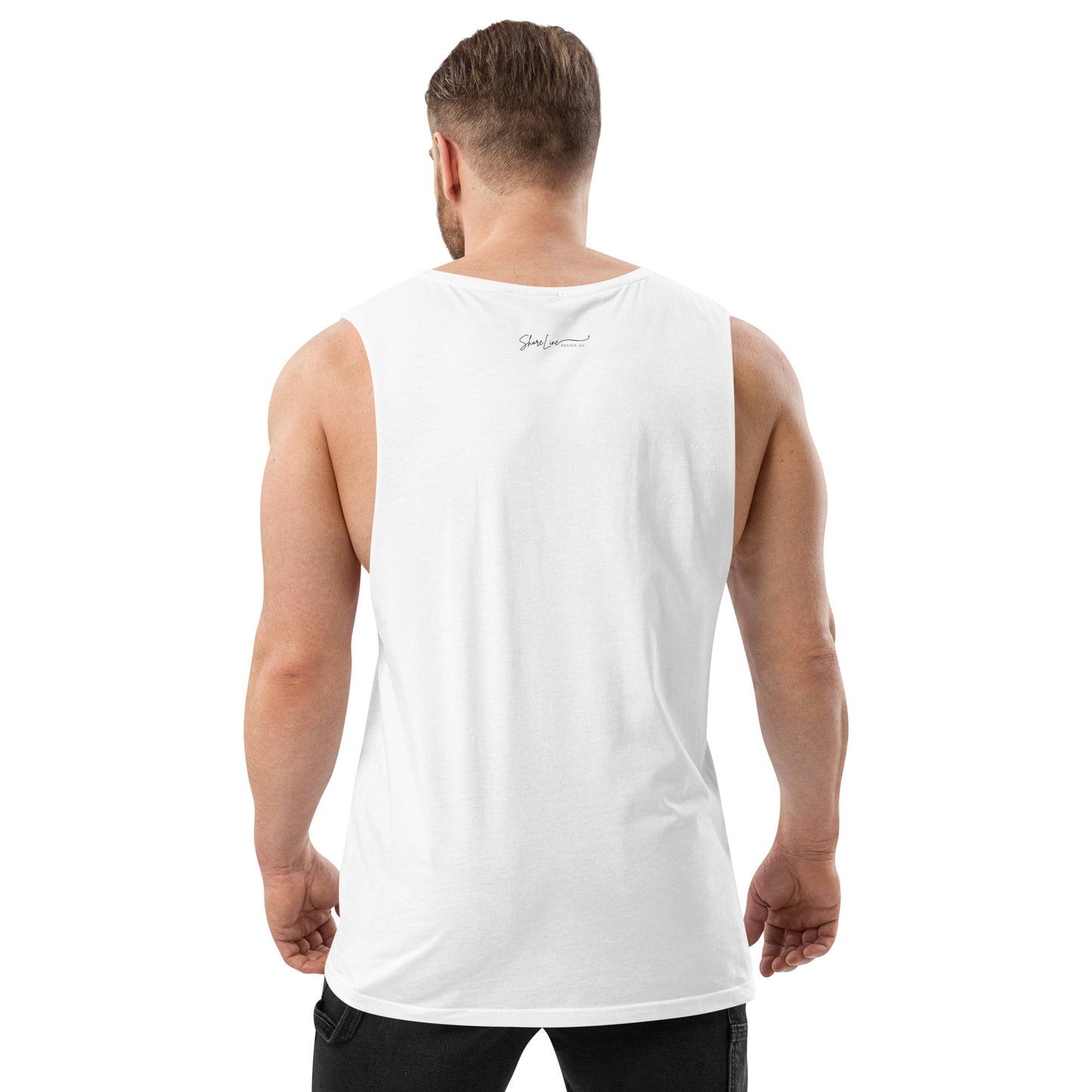 Men’s drop arm tank top