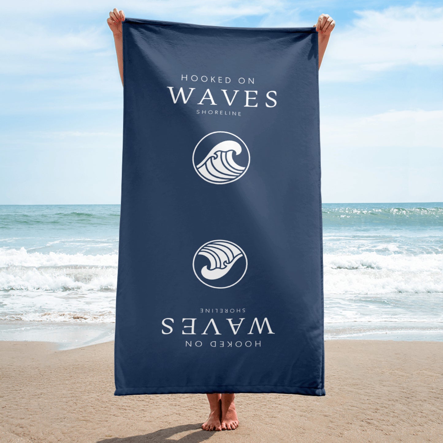 Hooked on Waves Towel