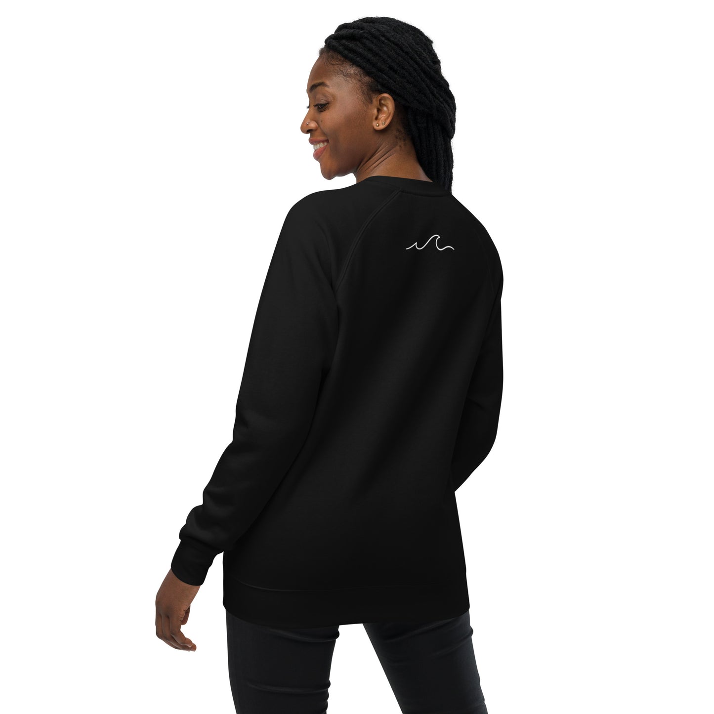 Women's raglan sweatshirt