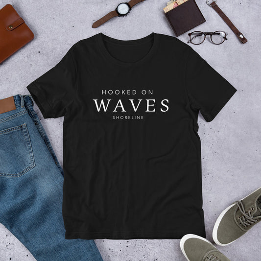 Hooked on Waves t-shirt