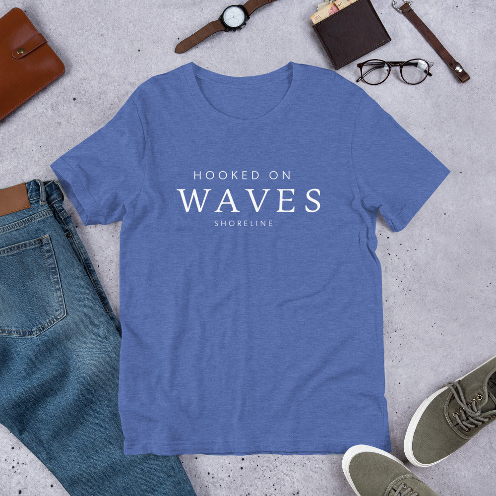 Hooked on Waves t-shirt