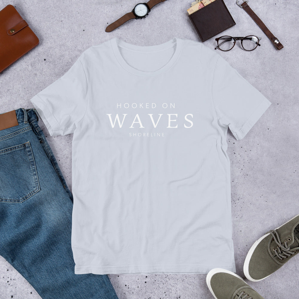 Hooked on Waves t-shirt