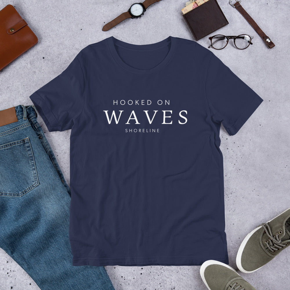 Hooked on Waves t-shirt