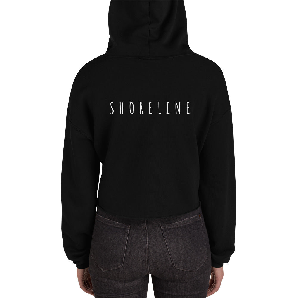 'SUP Shoreline' Crop Hoodie