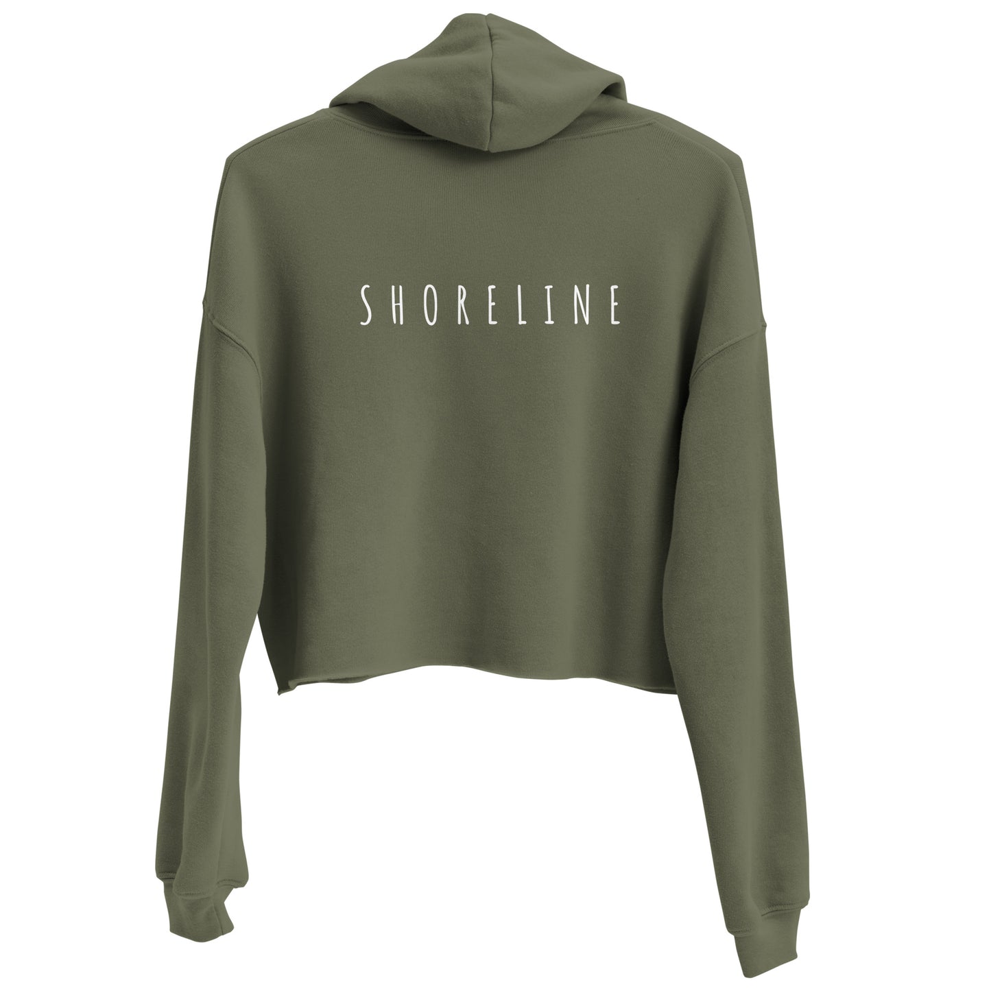 'SUP Shoreline' Crop Hoodie