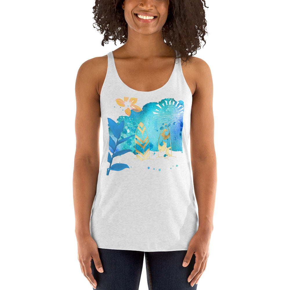 'SUP' Women's Racerback Tank