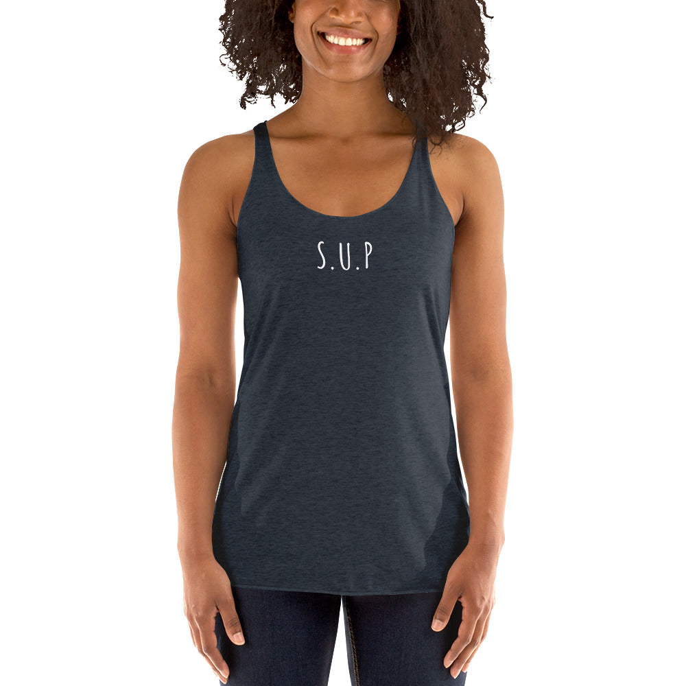 Vintage Navy Women's Racerback Tank