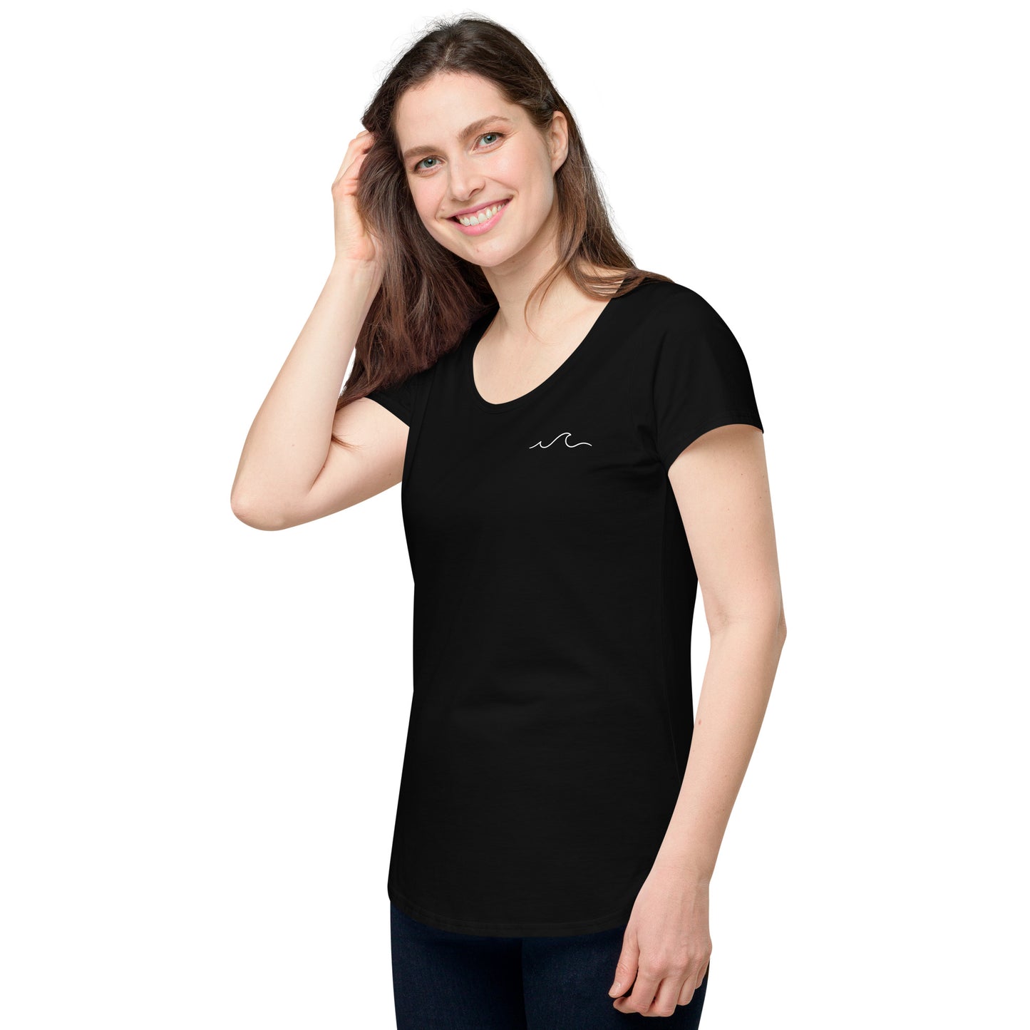 Wave Women’s round neck tee